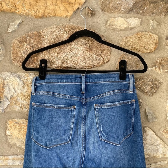 🌟 FRAME Denim Le Nouveau Straight Leg Crop Jeans Waltham Womens 27 - Picture 7 of 12